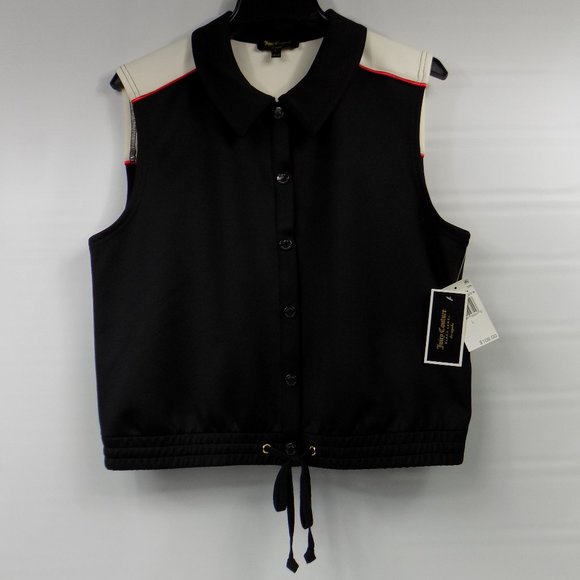 Juicy Couture Tops - Juicy Couture Black Label Embroidered Heart Sleeveless Vest Top NWT Multiple Sz
